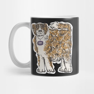 Brandy St Bernard Dog, mountain rescue Dog Mug